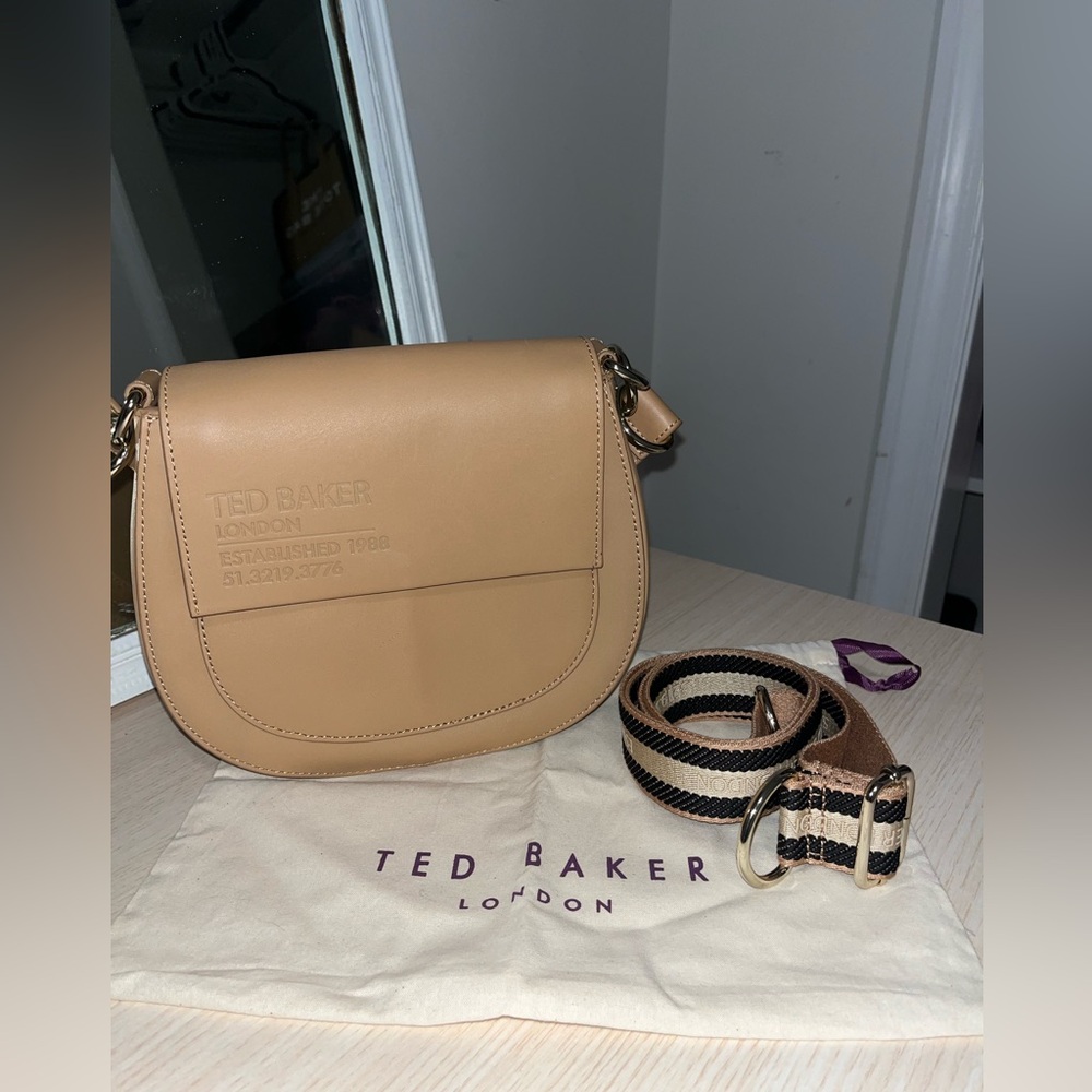 Ted Baker nude purse with cross body strap